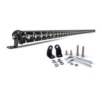 CO LIGHT Barre LED 44 Pouces 112cm Simple Rangée Faisceau Combiné pour Conduite Tout-Terrain avec Supports de Fixation et Réflecteurs 6D Adaptée aux Camions Voitures Cabines Bateaux ATV/UTV