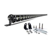 CO LIGHT Barre LED 50 Pouces 128cm Simple Rangée Faisceau Combiné pour Conduite Tout-Terrain avec Supports de Fixation et Réflecteurs 6D Adaptée aux Camions Voitures Cabines Bateaux ATV/UTV