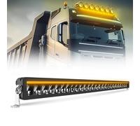 CO LIGHT Barre LED 52" 180W 36000LM IP68 pour Tracteurs 4x4 Camions Caravanes Quad SSV Rampe Led Longue Portée 1656M avec DRL Anti-Éblouissement simple rangée 12V 24V Homologué ECE avec Kit de Câblage