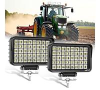CO LIGHT Lot de 2 Phare de Travail LED rectangulaire 6 Pouces Étanche IP68 Projecteur de Travail pour Tracteur Camion Engin Agricole Chantier Offroad 4x4 Chariot élévateur, excavatrice Bateau 12V 24V