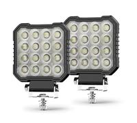 CO LIGHT Phare de travail LED 40 W 6400 lm 12 V/24 V Phare supplémentaire pour machines de construction, machines agricoles, camions, pelleteuses, tracteurs.