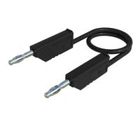 Co Mln Sil 150/1 [ Banane Mâle 4 Mm - Banane Mâle 4 Mm] 1.50 M Noir 934093100 - Sks Hirschmann