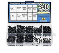 CO-RODE Kit de 340 vis d'espacement pour carte mère pour disque dur, SSD, disque dur, boîtier d'ordinateur, carte mère, ventilateur, graphique d'alimentation