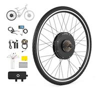CO-Z Kit de Conversion pour Vélo Électrique 48V 1000W Roue Arrière 28", Kit de E-Bike Moteur Moyeu Roue Électrique avec Affichage LCD & Système Pas