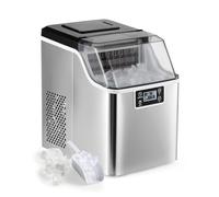 CO-Z Machine à Glaçons 22kg en 24H, 24 Glaçons en 11-20 Minutes, Ice Maker 160W Réservoir d’Eau 3,2L Fonction Auto-Nettoyage, avec Pelle et Panier à Glaçons, Portable pour Maison Bureau Bar Restaurant