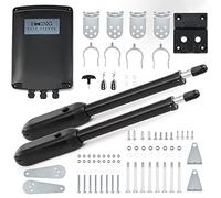 CO-Z Motorisation Portail Battant 220V/24V Double Bras pour 2 Vantaux Jusqu'à 1000KG 6M avec 2 Télécommandes Moteur DC Automatisme à Vérins Télescopique Alimentation Solaire ou Batteries