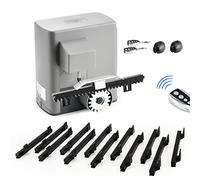 CO-Z Motorisation pour Portail Coulissant 280W - Automatisme Portail 600KG 12M avec 2 Télécommandes, 4m Crémaillères et Capteurs de Sécurité - IP44