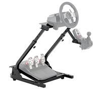 CO-Z Support de Volant Pliable pour Logitech G25, G27, G29, G920, Thrustmaster T80, T150, TX, etc. Support Volant PS3 PS4 Hauteur Réglable sans Pédales ni Volant