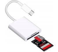 Co2 Adaptateur iPhone USB C vers Micro SD/TF - Connecteur USB C - Micro SD/TF femelle - Câble compatible avec iPhone 16, 15, Pro, Max, Plus, MacBook, iPad Pro, Samsung