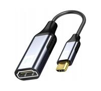 Co2 Adaptateur USB-C vers HDMI 2.1 8K/60Hz, 4K/120Hz, Full HD, Plug & Play, Dynamic HDR, Câble unidirectionnel, Aluminium Space Grey, MHL, Compatible avec iPhone, MacBook, iPad Pro, Galaxy (8K)