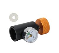CO2 Recharge Station Adaptateur Kit avec 3000 PSI Jauge Premium Or ASA pour La Maison Système de Carbonatation Sûr et Facile Soda Maker Raccord Rapide