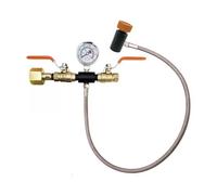 co2 regulator, Adaptateur de robinet à bille for station de remplissage de CO2, compatible avec le carbonateur à cylindre Sodastream TR21-4, grand réservoir W21.8-14 DIN477 CGA320(W21.8-24-B)