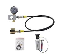 co2 regulator, Adaptateur de station de remplissage de cylindre de CO2 for machine à eau gazeuse, bouteille de dioxyde de carbone rose à connexion rapide ,for kegerator(1M CGA320)