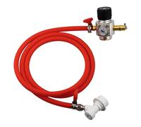 co2 regulator, Conduite de gaz en PVC 5/16", mini-détendeur de CO2 for bouteille de soda 0-90 PSI avec soupape de décharge T21*4 - Distribution de bière pression artisanale ,for kegerator
