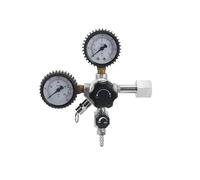 co2 regulator, Régulateur de CO2 robuste à double jauge for fûts de bière pression et brassage maison, soupape de décharge de sécurité ,for kegerator(CGA32 Inlet)