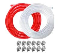 co2 regulator, Tuyau de 3 m for gaz CO2 et bière, avec collier de serrage, for fût de tour de brassage maison ,for kegerator