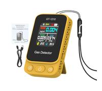 Co2airDetector - Moniteur professionnel de qualité de l'air, design compact, affichage facile, détection de paramètres | Appareil de mesure de la qualité de l'air pour les espaces intérieurs, la