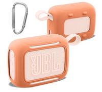 co2CREA Coque en Silicone Compatible avec JBL Go 5 Enceinte Bluetooth | Housse de Protection en Silicone Légère et Portable avec Mousqueton