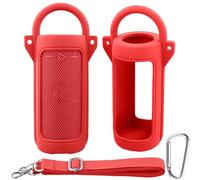 co2CREA Coque en Silicone pour JBL Grip Enceinte Bluetooth | Housse de protection en Silicone Légère et portable avec Mousqueton et Bandoulière amovible