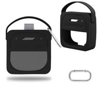 co2CREA Coque en Silicone pour SoundLink Micro 2nd Gen Enceinte | Housse de Protection en Silicone Légère et Portable avec Mousqueton