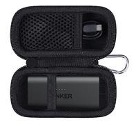 co2CREA Dur Étui de Voyage Rigide Housse Cas Coque pour Anker PowerBank 621, Housse de Protection Compatible Anker connecteur Lightning intégré 5000mah 12W Chargeur Portable(boîte Seule,Case Only)