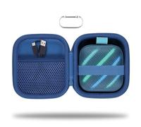 co2CREA Dur Étui de Voyage Rigide Housse Cas Coque pour Soundcore Boom Go 3i par Anker Enceinte Portable(boîte Seule,Case Only)