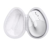 co2CREA Dur Étui de Voyage Rigide Housse Cas pour Logitech Lift Souris Ergonomique Verticale(boîte Seule,Case Only) (Blanc)