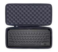 co2CREA Dur Étui de Voyage Rigide Housse Cas pour Logitech MX Keys Mini Minimaliste Clavier sans Fil Illuminé (Housse pour MX Keys Mini, Noir) (boîte Seule,Case Only)