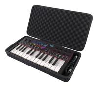 co2CREA Étui de Rigide pour Akai Professional MPK Mini IV Clavier MIDI | Coque Rigide en EVA, Protection Antichoc, Espace pour Accessoires, Étui Uniquement