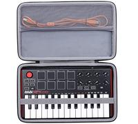 co2CREA Étui pour Akai Professional MPK Mini Play MK3 Clavier MIDI | Coque Rigide en EVA, Protection Antichoc, Espace pour Accessoires, Étui Uniquement