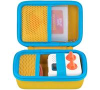 co2CREA Étui rigide compatible avec lecteur de musique Yoto Mini édition 2024 pour enfants, haut-parleur pour enfants, lecture de cartes audio, radio et étui pour cartes, peut contenir jusqu'à 36