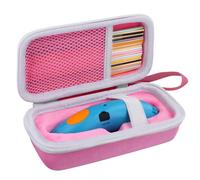 co2CREA Travel Hard Case pour 3Doodler Start + Essentials Set de Stylo 3D, Support d'organisateur de Stockage pour la Recharge de Filament d'impression et Le Chargeur USB