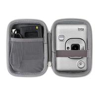 co2CREA Voyage Stockage Porter Étui Housse Case pour Instax Mini LiPlay(Travel Case) (Blanc)
