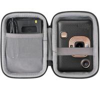 co2CREA Voyage Stockage Porter Étui Housse Case pour Instax Mini LiPlay(Travel Case) (Noir)
