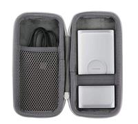 co2CREA Voyage Stockage Porter Étui Housse pour Samsung Batterie sans Fil 10000 mAh (Blanc)