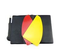 Coach Arbitre Set Stylo Carte Jaune Rouge Et Un Cahier pour Le Football Scolaire Football Robuste et rentableAttrayant
