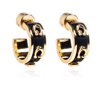 Coach - Boucles d'oreilles avec logo - Femme - Accessoires - Jaune - Taille: ONE Size