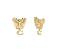 COACH Boucles d'oreilles papillon Signature Heritage pour femme