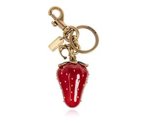 Coach - Charm Sac Fraise - Femme - Accessoires - Jaune - Taille: ONE Size