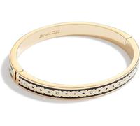 Coach COACH Gold Tone Signature Bangle Bracelet