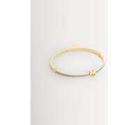 Coach COACH Gold Tone Signature C Heart Enamel Bangle Boxed Bracelet