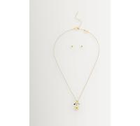 Coach COACH Gold Tone Signature Star Charm Jewellry Set