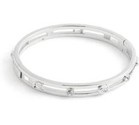 Coach COACH Silver Signature C Open Bangle Bracelet