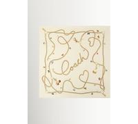 Coach COACH White Charms Printed Silk Square Scarve
