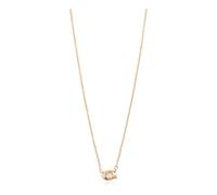 Coach - Collier avec pendentif en forme de logo - Femme - Accessoires - Jaune - Taille: ONE Size