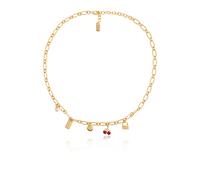Coach - Collier court avec pendentifs - Femme - Accessoires - Jaune - Taille: ONE Size
