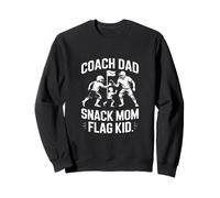 Coach Dad Snack Mom Drapeau de l'équipe de Football pour Enfant Sweatshirt
