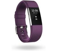 Coach de vie Fitbit Charge 2 Prune et Argent Taille L Prune et Argent G