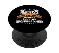 Coach Dur à Trouver Sportif Formidable Humour PopSockets PopGrip Adhésif