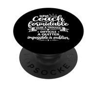 Coach Dure à Trouver Sportif Formidable Humour PopSockets PopGrip Adhésif